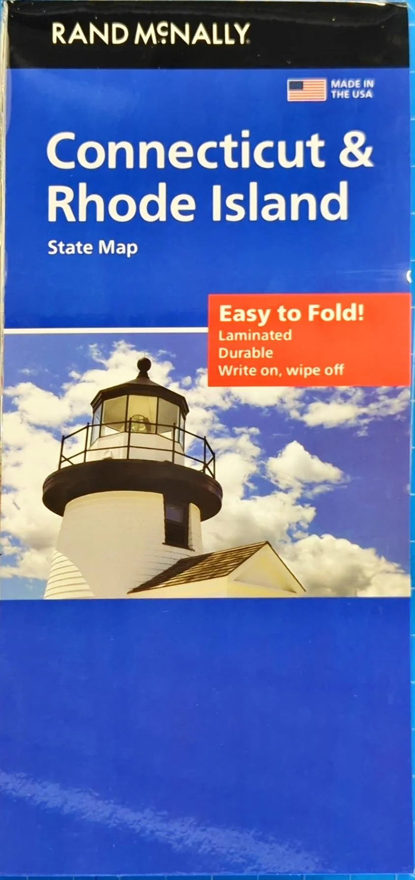 Easy Fold Mark and Wipe Maps by Rand McNally