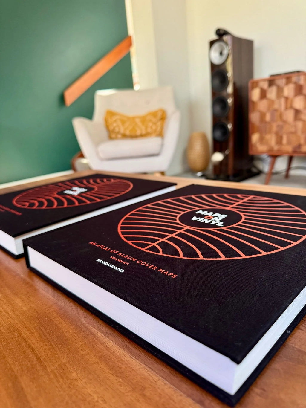 "Maps on Vinyl" by Damien Saunder