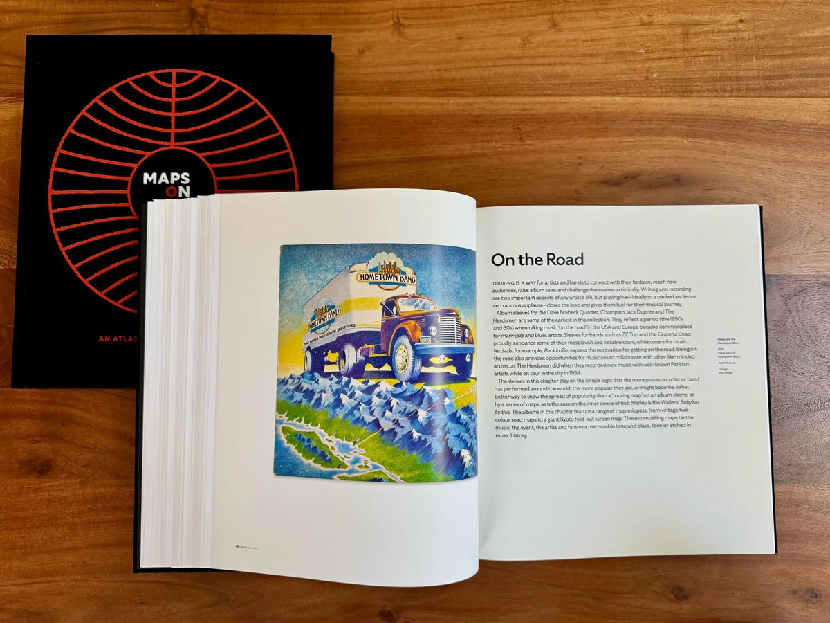 "Maps on Vinyl" by Damien Saunder