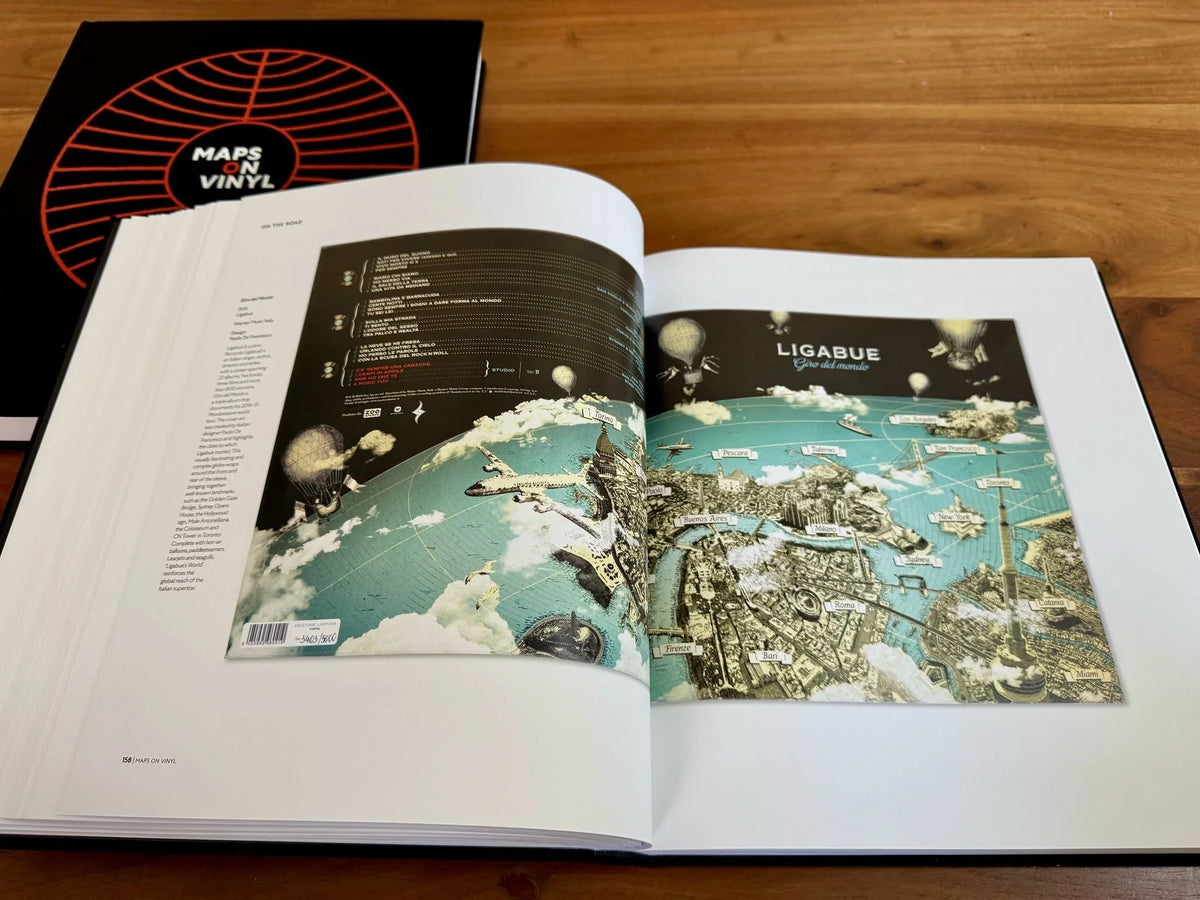 "Maps on Vinyl" by Damien Saunder