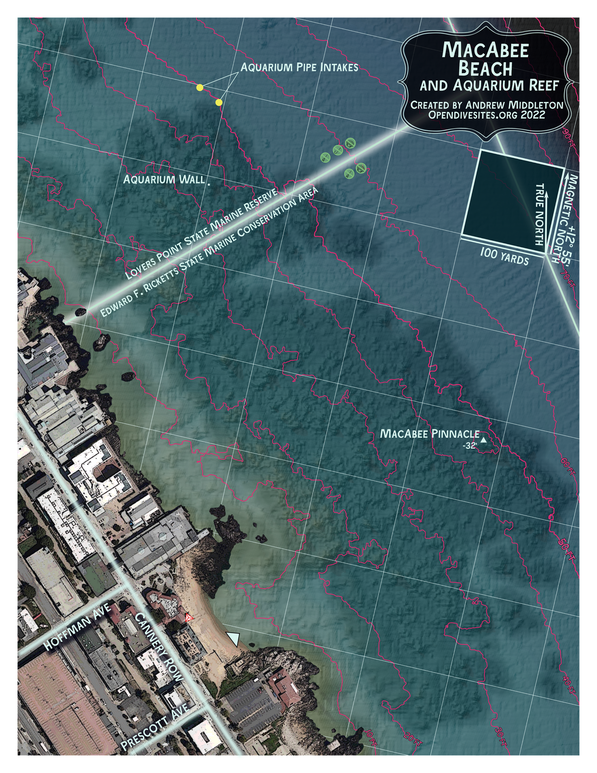 Waterproof Dive Guides for Monterey California