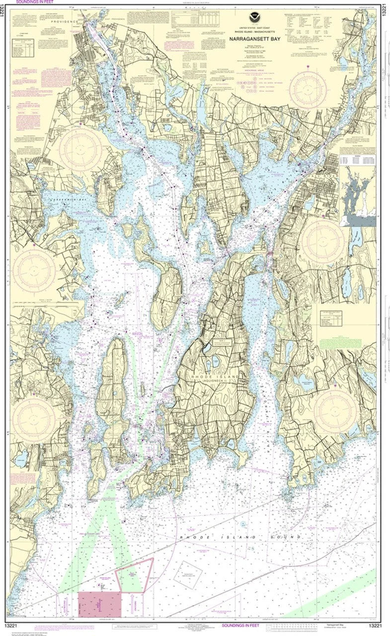 NOAA Nautical Chart 13221
