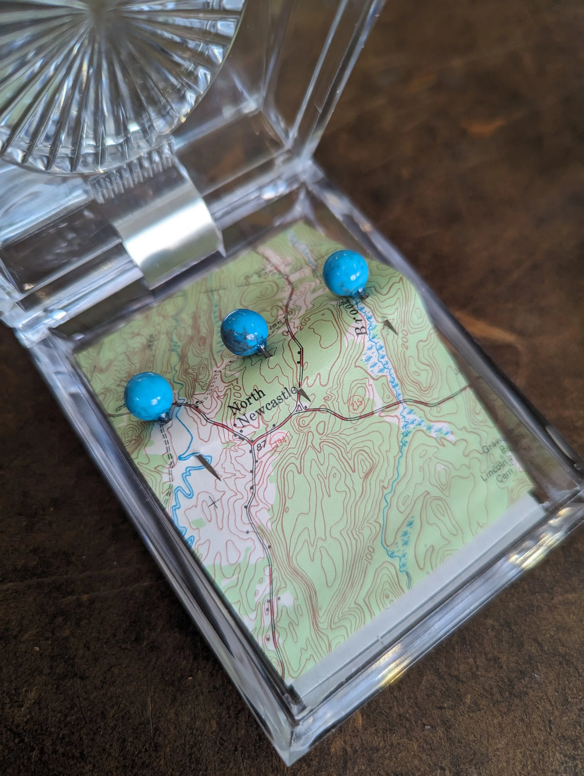Gemstone Map Pins