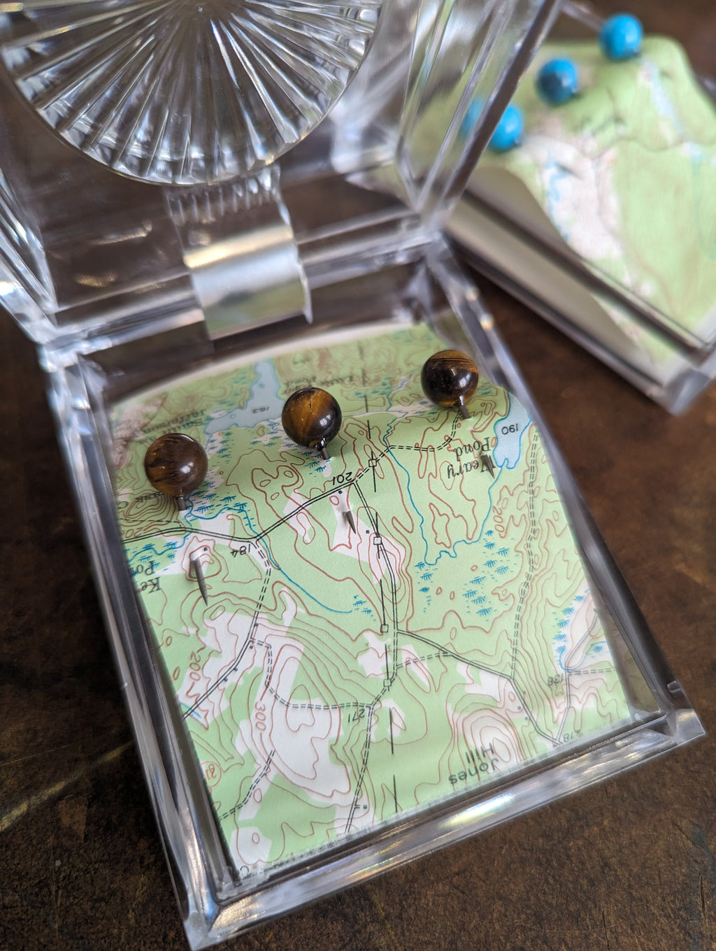 Gemstone Map Pins