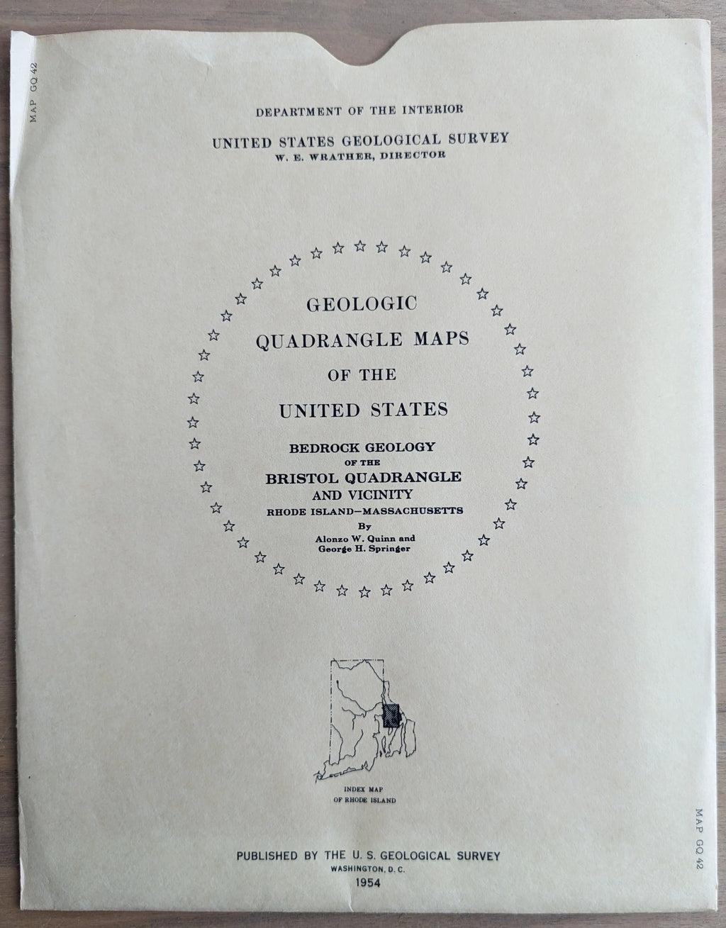Geological Quadrangle Maps of the United States- Bedrock Geology