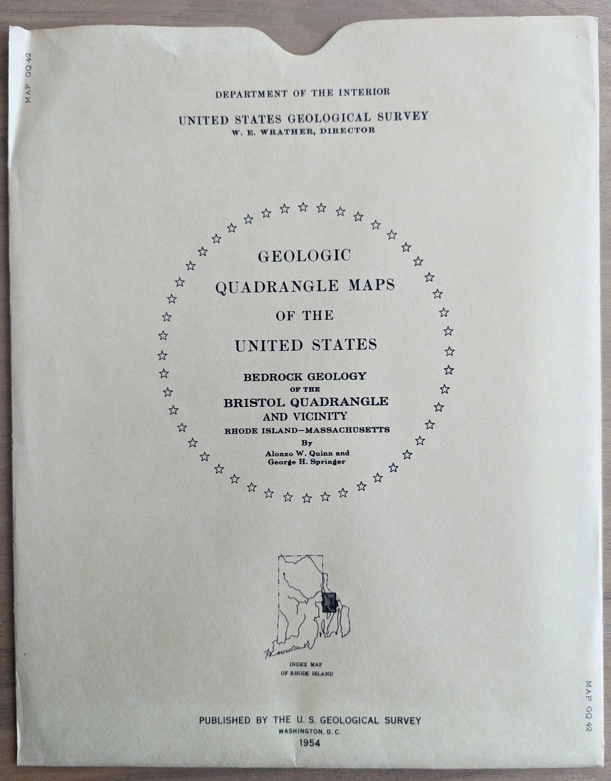 Geological Quadrangle Maps of the United States- Bedrock Geology