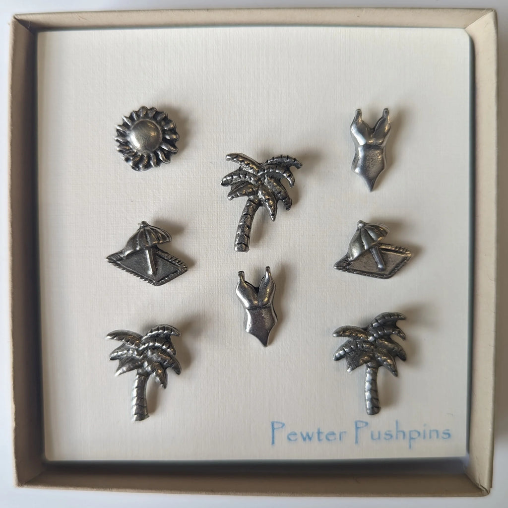 Themed Pewter Map Pins