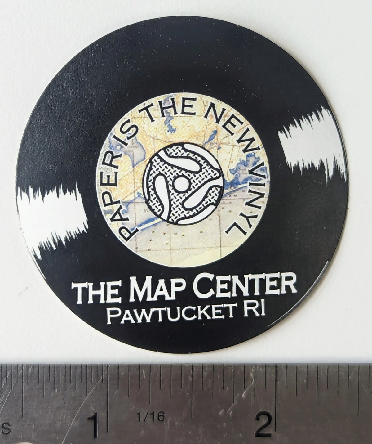 Paper is the New Vinyl sticker