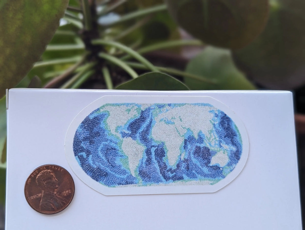 World Sticker by Hannah Dormido