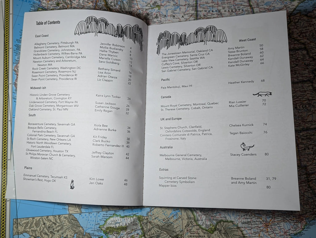 Cemetery Maps by Amy Martin