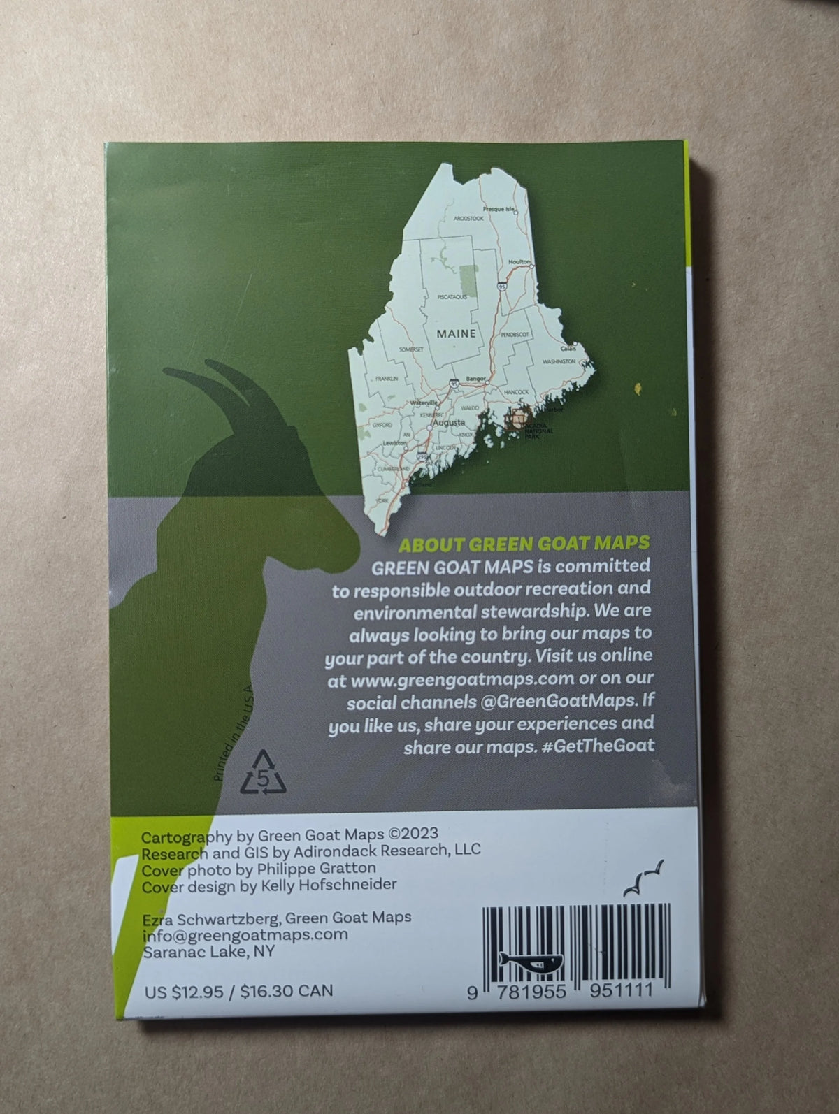 Acadia National Park by Green Goat Maps