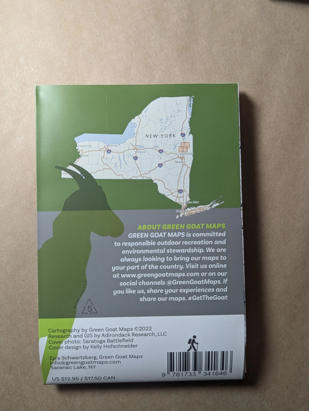 Saratoga Springs Area by Green Goat Maps