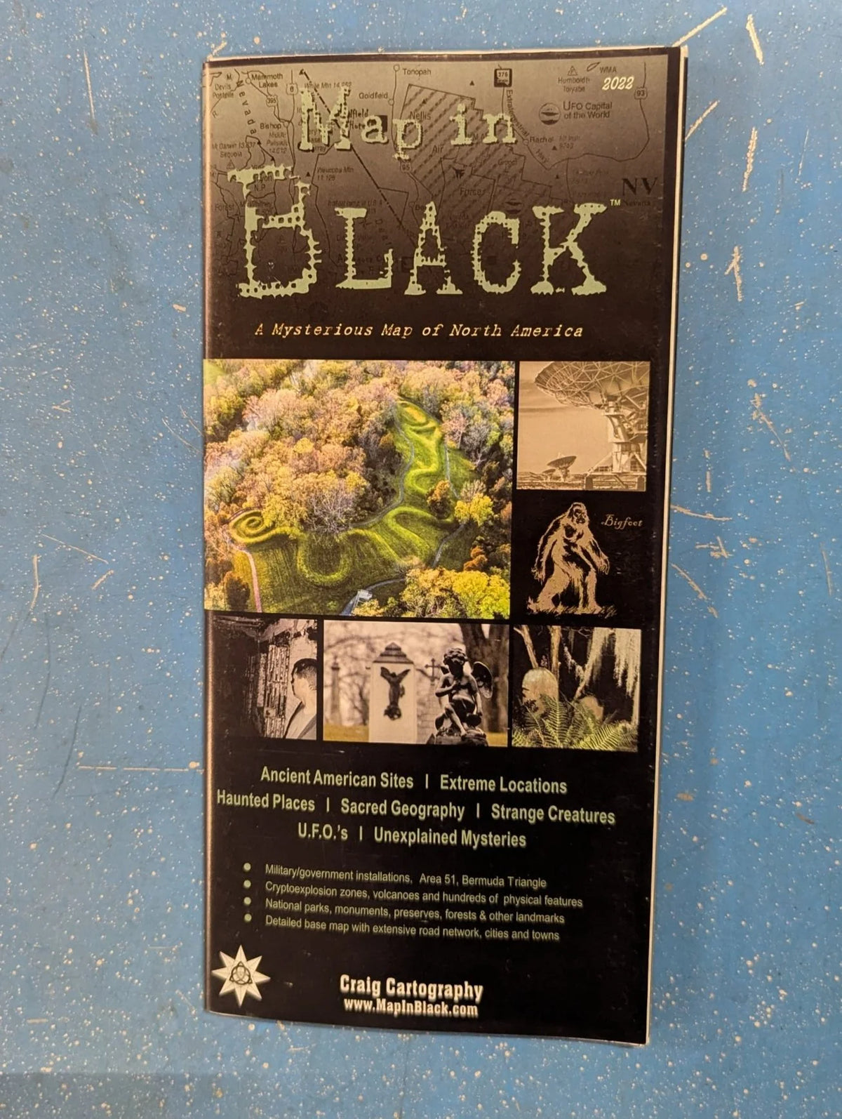 Map in Black 2022 by Craig Cartography