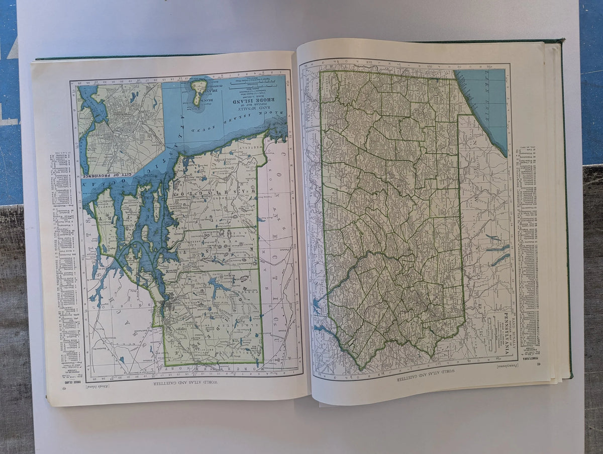 Colliers World Atlas and Gazeteer, 1947