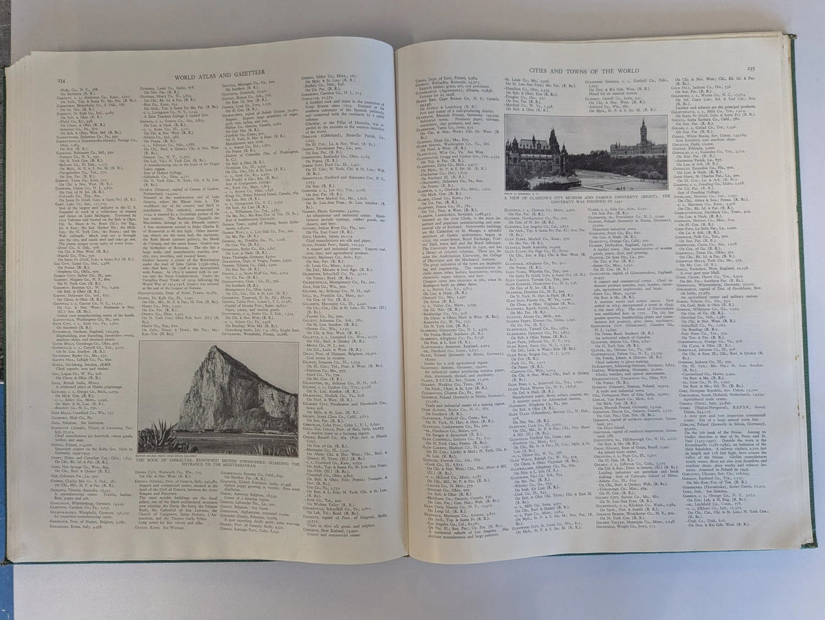 Colliers World Atlas and Gazeteer, 1947