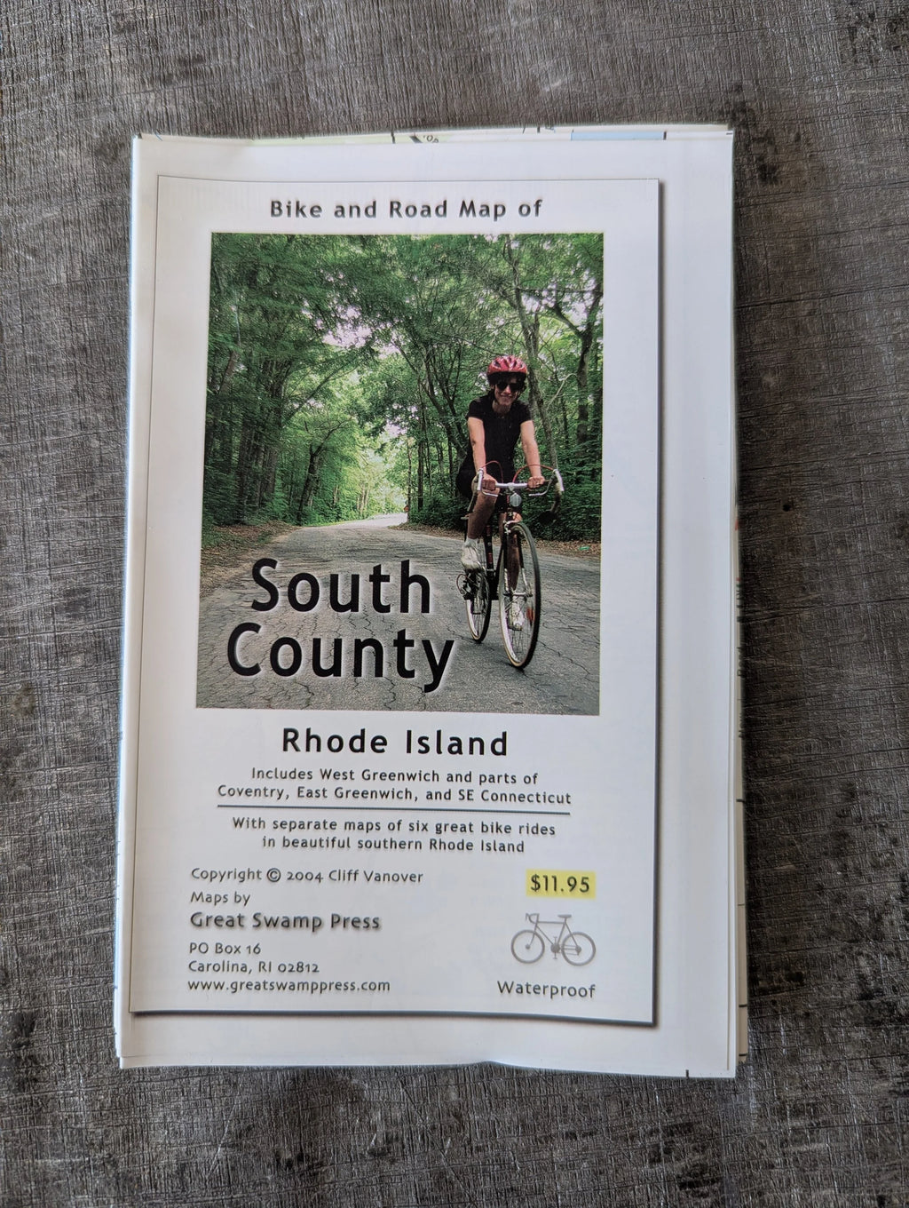 Walking and Biking Rhode Island Maps by Great Swamp Press