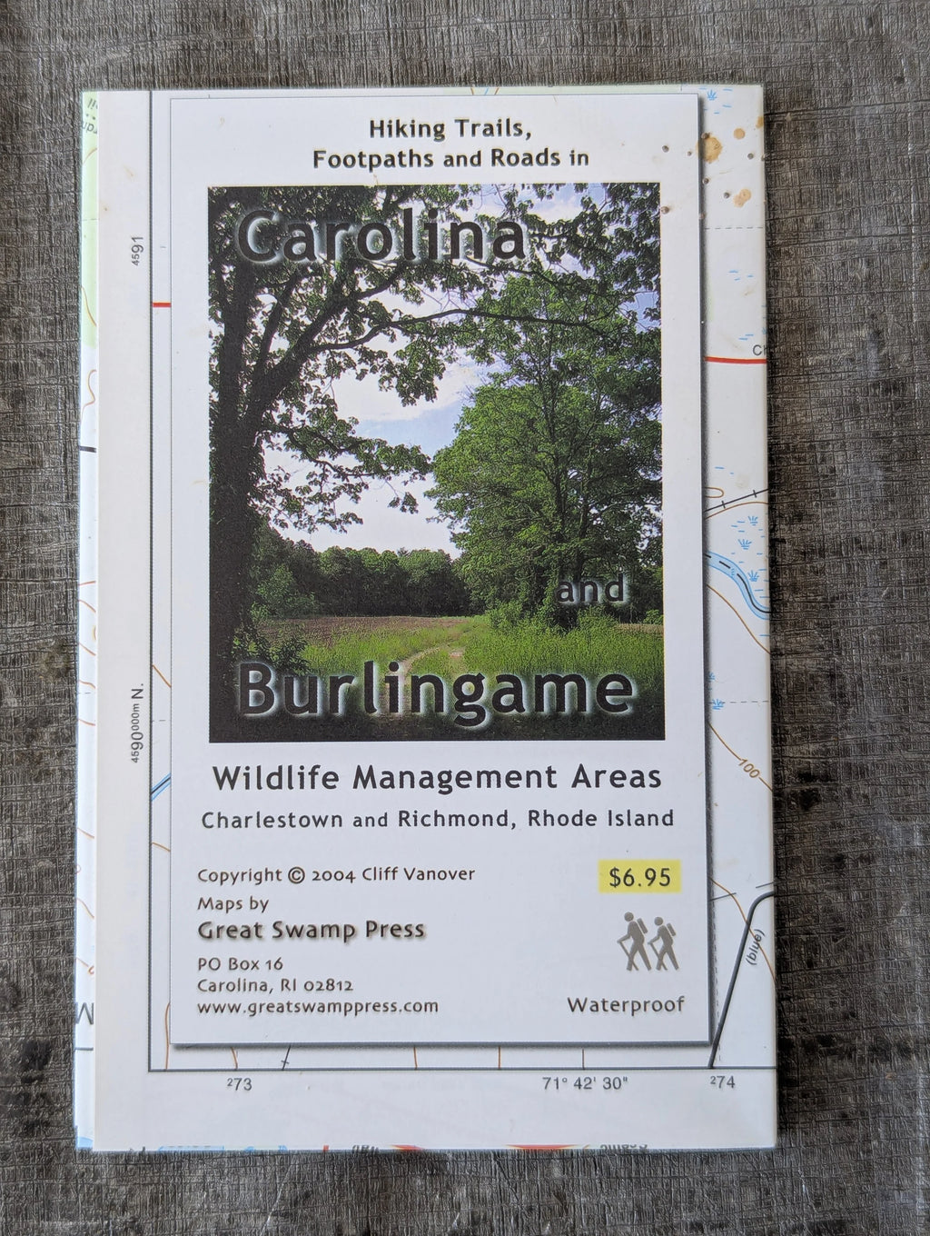 Walking and Biking Rhode Island Maps by Great Swamp Press