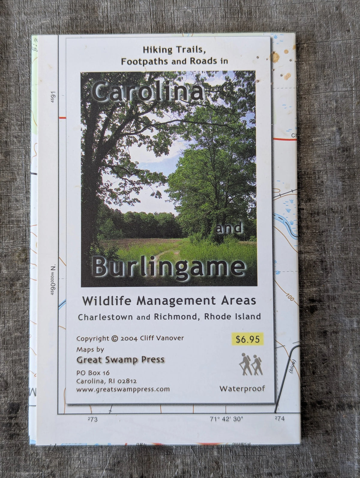Walking and Biking Rhode Island Maps by Great Swamp Press