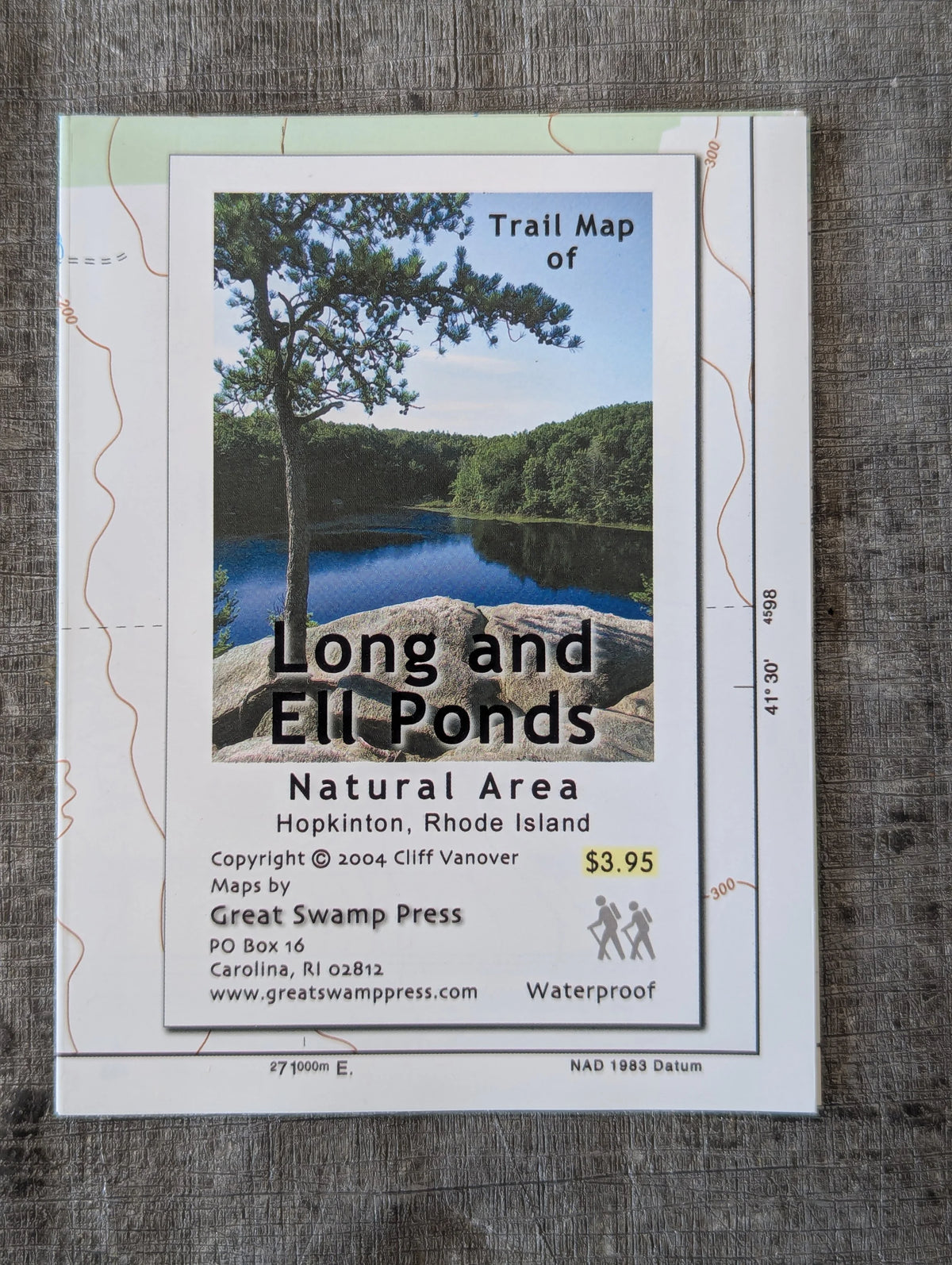 Walking and Biking Rhode Island Maps by Great Swamp Press