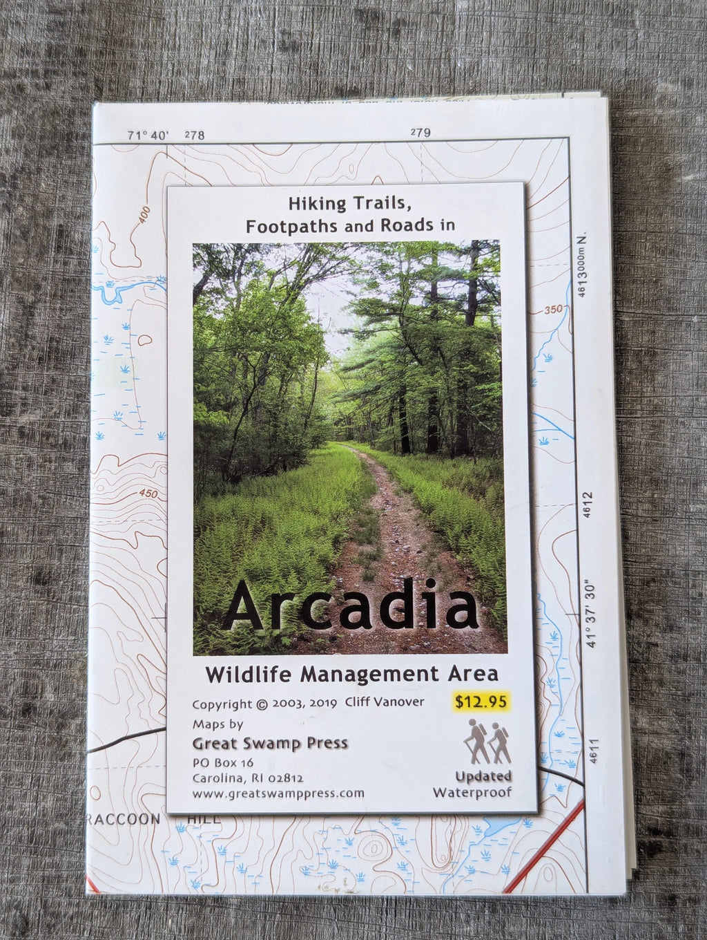Walking and Biking Rhode Island Maps by Great Swamp Press