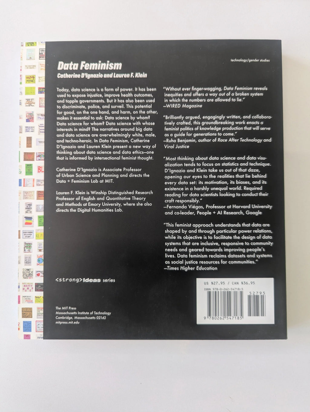 Data Feminism by Catherine D'Ignazio and Lauren F. Klein