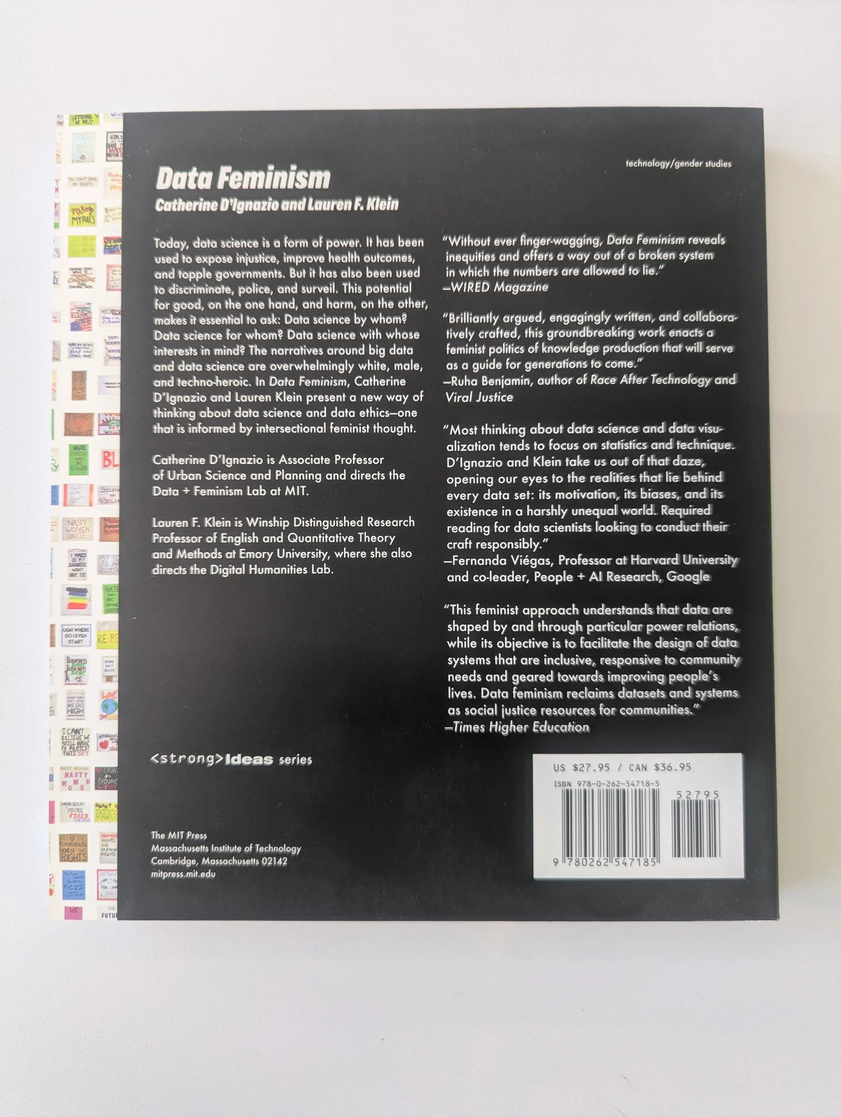 Data Feminism by Catherine D'Ignazio and Lauren F. Klein