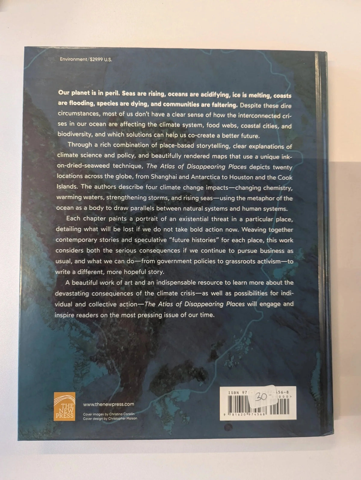 The Atlas of Disappearing Places by Christina Conklin and Marina Psaros