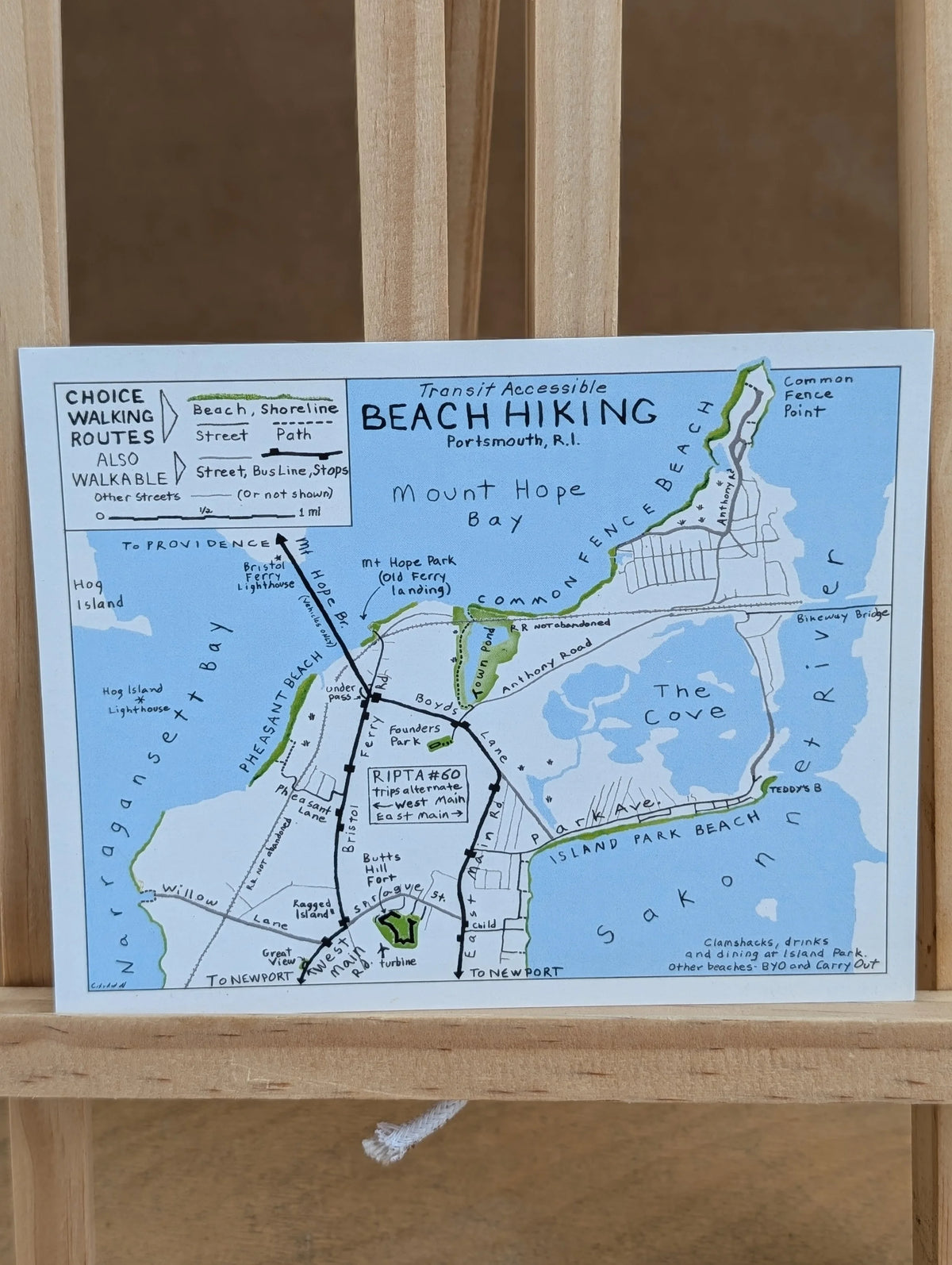 Two Feet Two Bucks postcards