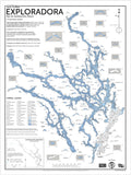 Sistema Exploradora Cave Diving Map by Survey Down