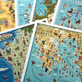 Folklore Monster Maps by Puca Printhouse